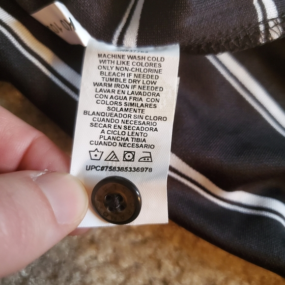 NWT Men's Cool Comfort Striped Golf Polo Large - Picture 3 of 9